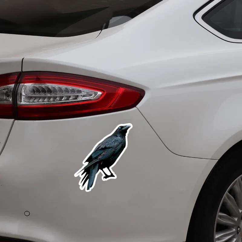 Animals Decals Unique Raven Decals Car Sticker Decor Personalized Graphic 13.2cm*15.7cm