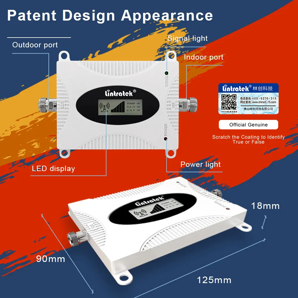 lintratek B28 LTE 4G Signal Booster 700 Cellular Amplifier Mobile cell phone 4G Band 28 Repeater internet 700MHz AGC Cellphone