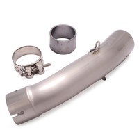 For KTM390 DUKE390 DUKE 125 200 250 390 RC390 ADV 2020 2021 Motorcycle Exhaust System Escape Modify Middle Tube Link Pipe 51mm