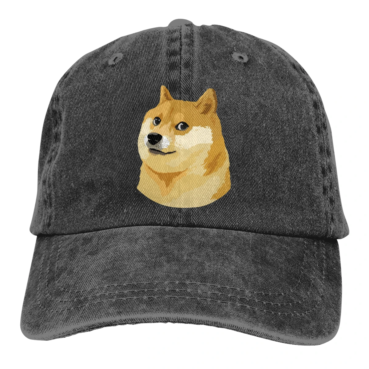 

Doge The Baseball Cap Peaked capt Sport Unisex Outdoor Custom Dogecoin Funny Bitcoin Hats