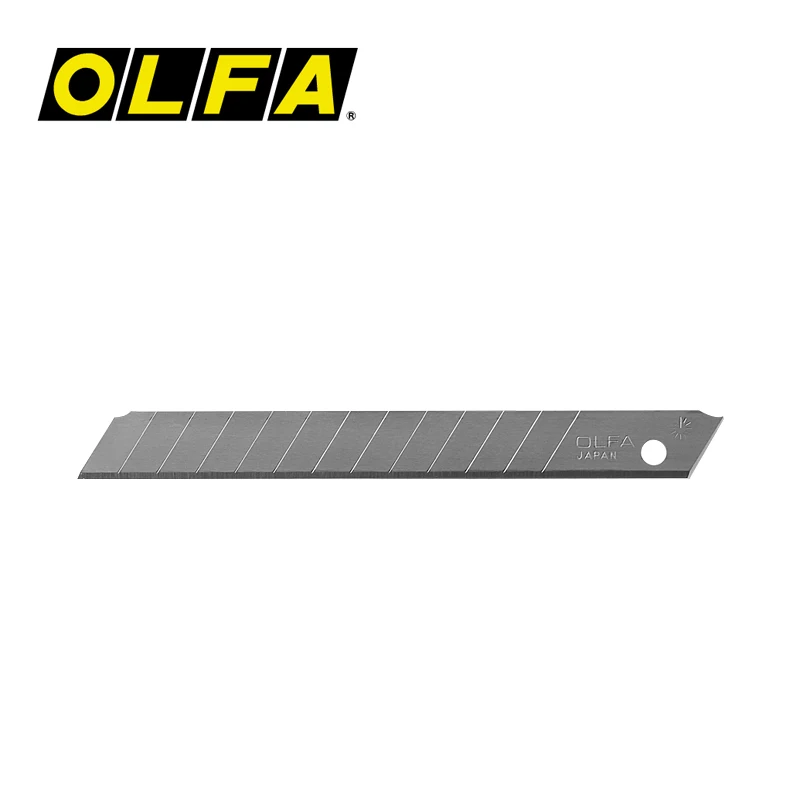 10pcs OLFA AB-10S Precision Stainless Steel 9mm Standard-Duty Stainless Snap-off Blade