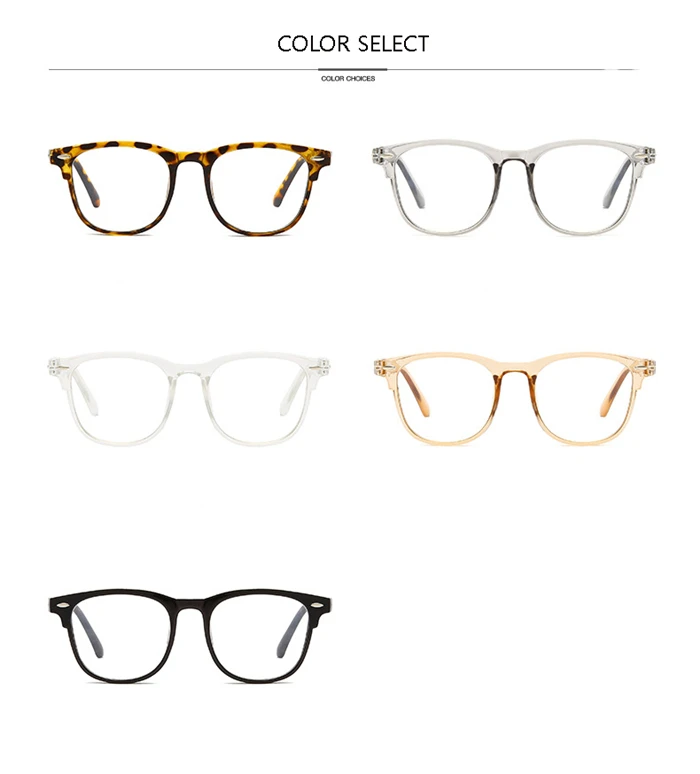Nieten Platz Kurzsichtig Brille Fertigen Frauen Männer Leopard Rahmen Student Myopes Lunettes 0-1,0-1,5-2,0-2,5-3,0 zu-6,0 – Detail 3