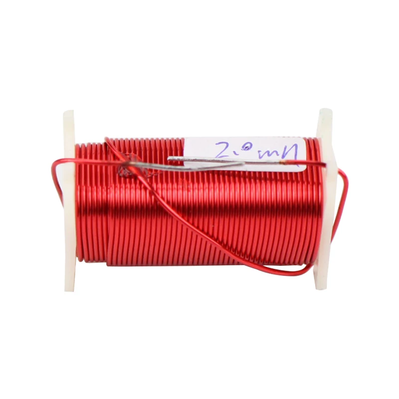 0.8mm 2.0mh Speaker Crossover Inductance CopperOxygen-free Copper Frequency Divider Coil 1PC