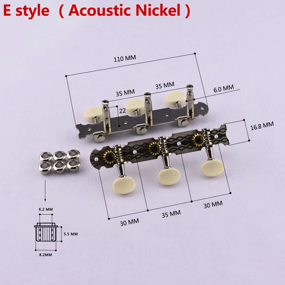 Clearance Sale 1 Set Classical Guitar Machine Heads Tuners  / Acoustic Guitar Machine Heads Tuners