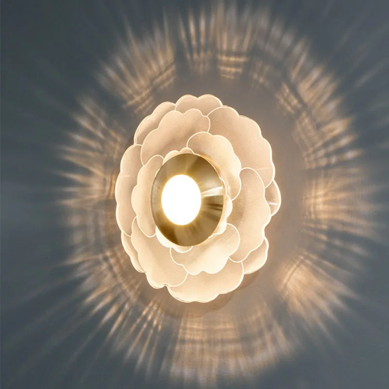 Nordic LED Wall Lamp Indoor Lighting For Home Bathroom Staircase Bedside Bedroom Decoration Living Room Ceiling Light Fixture