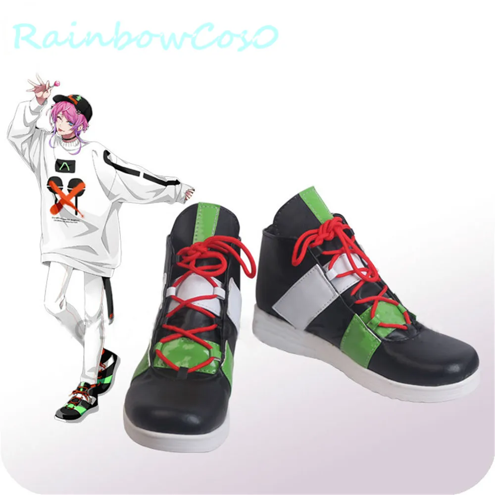 

Division Rap Battle DRB RAMUDA AMEMURA Cosplay ShoesBoots Game Anime Halloween RainbowCos0
