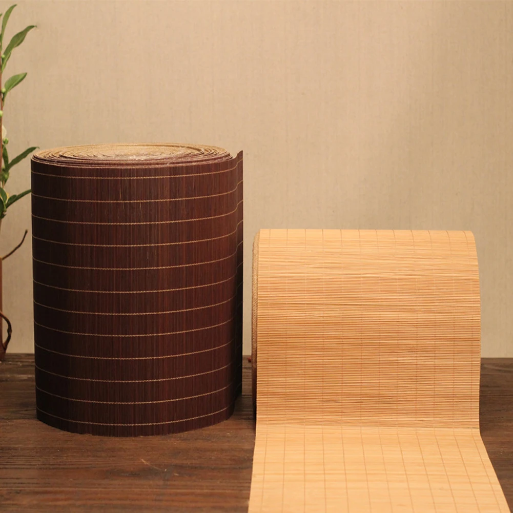 Natural Bamboo Table Runner Placemat Tea Mats Table Pad Ceiling Decor Home Cafe Restaurant Decoration Japanese Bamboo Mat