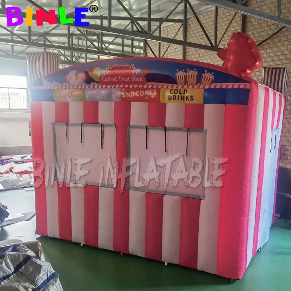 

Custom 4m outdoor blow up food tent inflatable concession stand ice cream booth inflatable carnival treat shop for sale