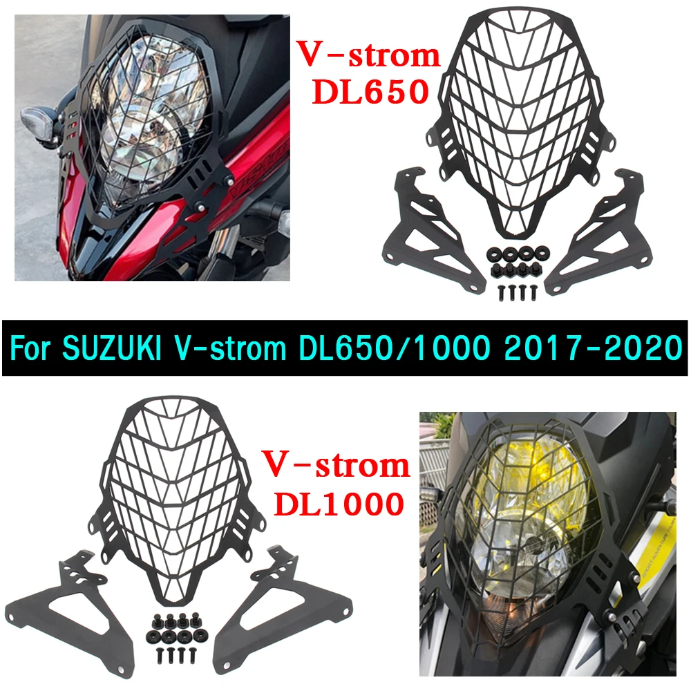 

Motorcycle Headlight Head Light Guard Protector Cover Protection Grill For SUZUKI DL650 DL1000 V-strom DL 650 1000 Vstrom 650