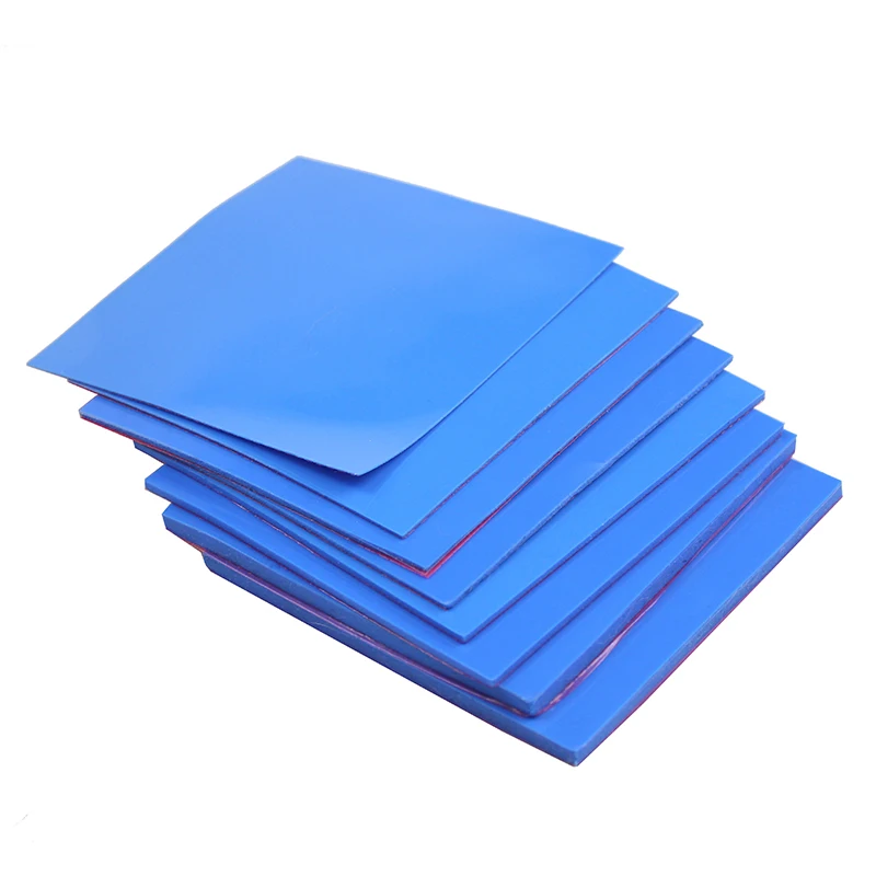 2 Pieces 100x100mm Thermal Pad 0.5mm/1mm/1.5mm/2mm/2.5mm/3mm/4mm/5mm Thickness GPU CPU Heatsink Cooling Conductive Silicone Pad