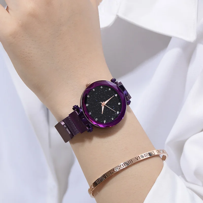 Luxury Women Watches Ladies Magnetic Starry Sky Watch Women Fashion Diamond Women\'s Watches Clock reloj mujer relogio feminino