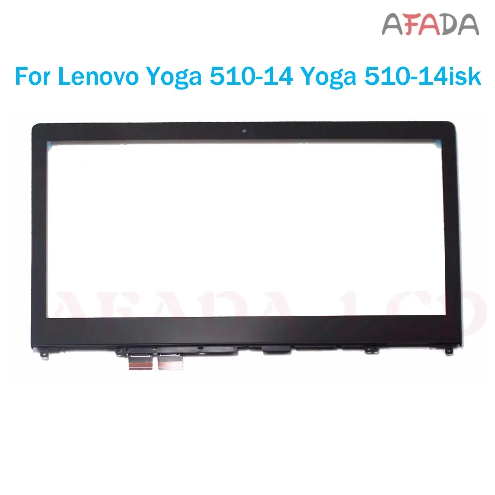 14 inch front glass For Lenovo Yoga 510-14 14AST 14ISK 80S yoga 510-14ikb Touch Digitizer Assembly Panel Replacement