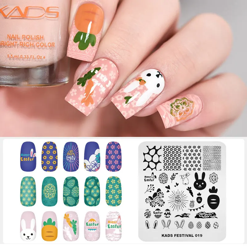 30 Styles  Nail Stamping Plates Swanky Styles Image Stencils for Nail Polish Flowers Cartoon Nail Art Template Design for Nails image 4
