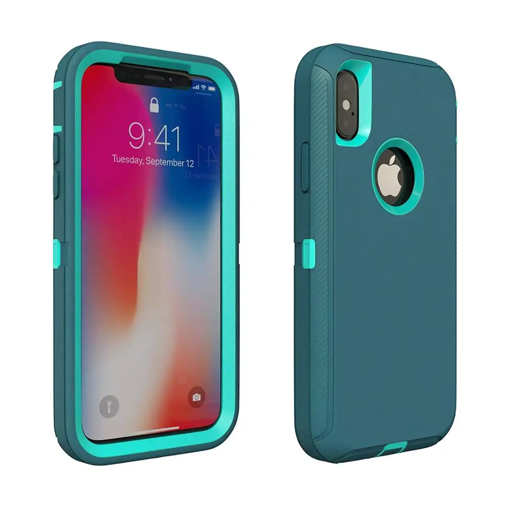 Case for iPhone 17 X XS MAX XR 11 12 13 14 15 16 Pro Max Plus Mini 7 8 Armor Shock Proof Cover Rubber Holster Defender Case