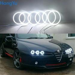 Smd Led Angel Eyes kit Excellent Ultra bright illumination DRL Car Styling Daytime running lights For Alfa Romeo 159 2005-2011