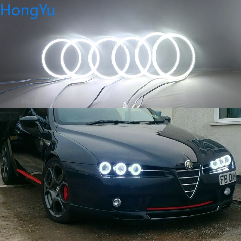 Zestaw SMD LED Angel Eyes Doskonałe, ultra jasne oświetlenie DRL Car Styling Światła do jazdy dziennej do Alfa Romeo 159 2005-2011