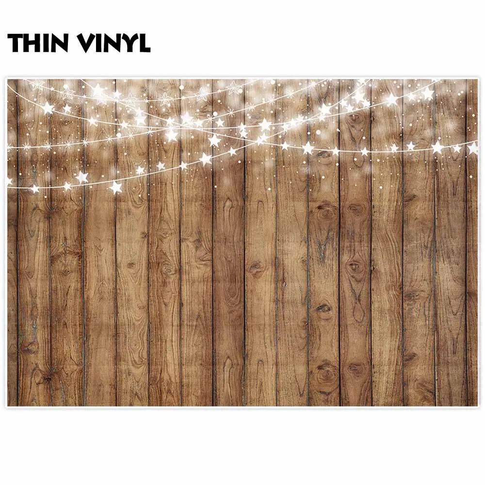 Allenjoy Gỗ Nền Lấp Lánh Đèn Hoa Đỏ Đám Cưới Sinh Nhật Bé Anniversairy Chân Dung Chụp Ảnh Phông Nền Photophone