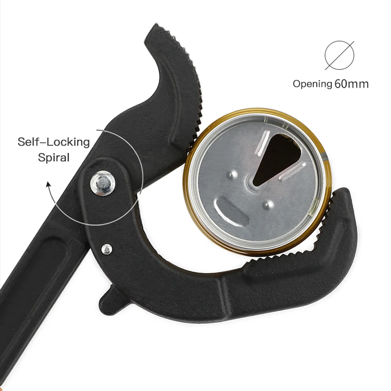 AIRAJ Universal Key Wrench Tool Set Adjustable Wrench Open Spanner Household Plumbing Pipe Pliers Garden Hold Manual Repair Tool