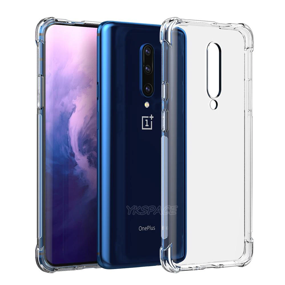 Anti Knock Transparent Phone Case For Oneplus 6 6T 7 7T 8T 8 9R 9RT 9 10R 10 11 11R 12 ACE 2 Pro Soft Silicone Shockproof Cover