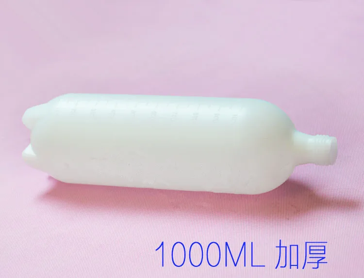 1PC Dental chair unit plastic water bottle 1000ml 600ml dental chair storage bottle without cover White