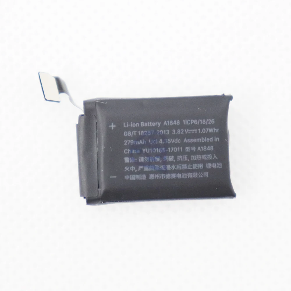 20pcs/lot 38mm A1848 G3 279mAh Battery for Apple watch Series 3 Gen G S3 GPS Batterie