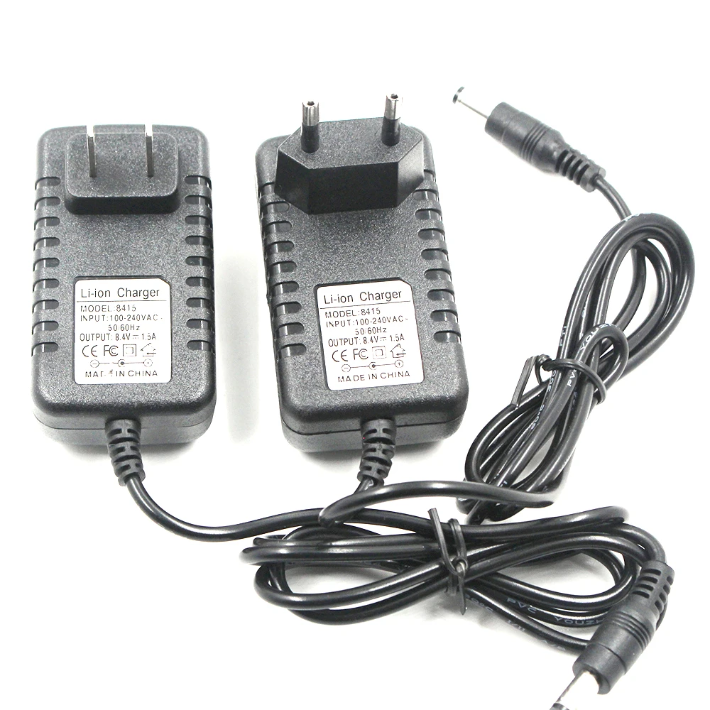 12.6V 16.8V 21V 25.2V 29.4V 1A Intelligence Lithium Li-ion Battery Charger for Lithium Polymer Battery Pack 5.5*2.1MM