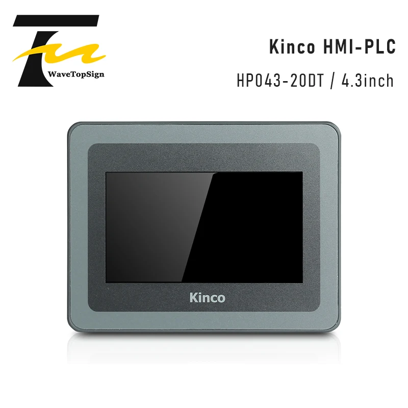 Kinco HP043-20DT HMI PLC All In One 4.3 inch Touch Screen With Programmable Controller Integrated Panel DI9 DO9 2AI RS485