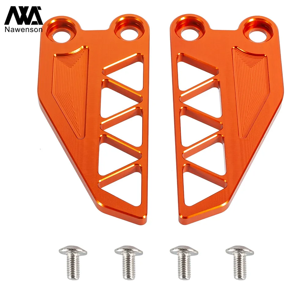 CNC Aluminum Motorcycle Footrest Plate Rearset Decoration for KTM Duke 250/390 2017-2019