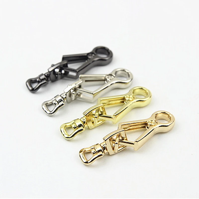 1pcs Metal Snap Hook Fashion Buckle Clips Keychain for DIY Handbag Bag Purse Luggage Hardware Closure Bag Parts Accessories