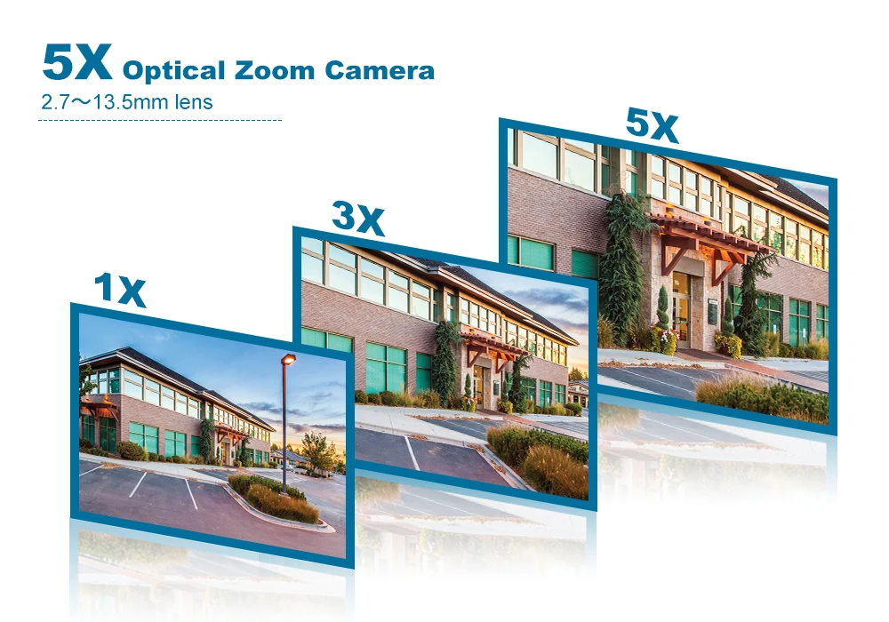 Anpviz-Câmera Inteligente de Segurança Externa, 4K, 8MP, POE, IP, PTZ, Zoom 5X, Áudio, IR, 30m, Proteção, Detecção Humana