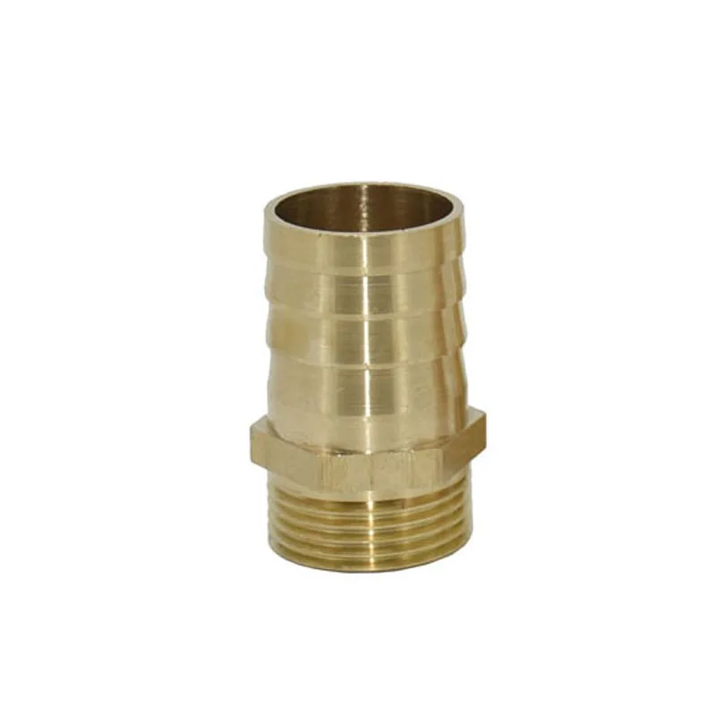 Masculino Mangueira de Água Barb Conector, Latão Tubo Comum, Jardim, 16mm, 19mm, 25mm, 32mm a 1 ", DN15 mm, DN20, DN25, 1Pc