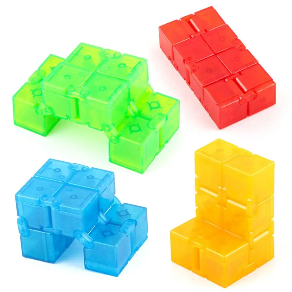 Infinity Cube Mini Toy Finger EDC ansia antistress Cube Blocks bambini bambini giocattoli divertenti migliori giocattoli regalo educazione precoce