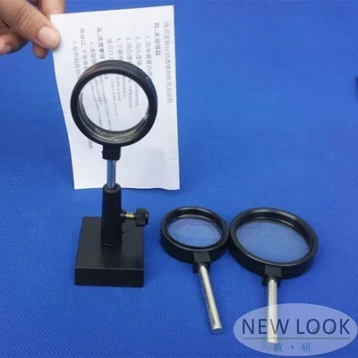 3pcs sets Physical optical convex concave lens Zooming glass Lens and its application experimental apparatus free shipping