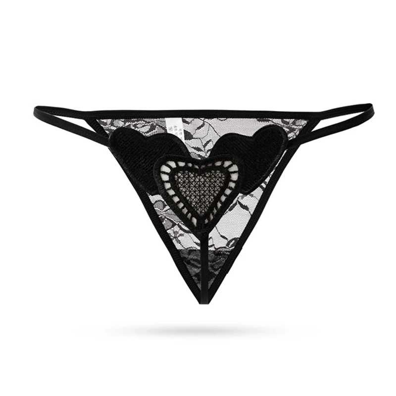 Sexy Lace Women Underwear Ladies Panties Briefs Female Massage Pearl Lingerie G-stings Hollow Young Girls Embroidery T-back Pant image 6