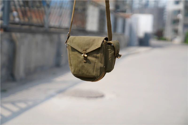 الفائض الأصلي فترة حرب فيتنام الصينية 56 AK طبل ماج الحقيبة الذخيرة العسكرية #5