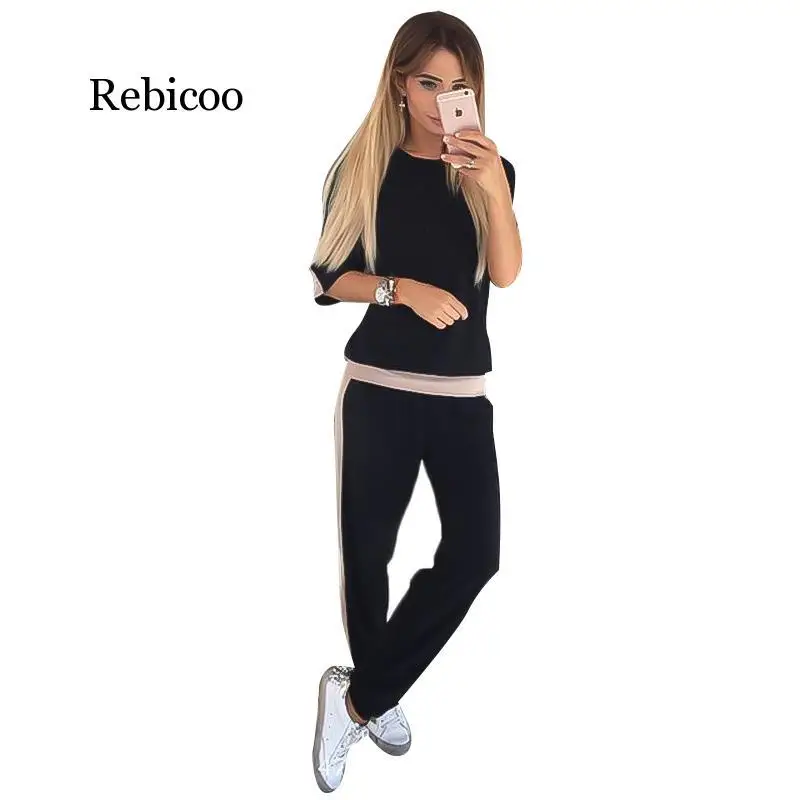 

Fashion Two Piece Set Sports Suit Women's Two-piece Suit Long Sleeve O-neck Women Clothes Women Two Piece Outfits Jogging Femme