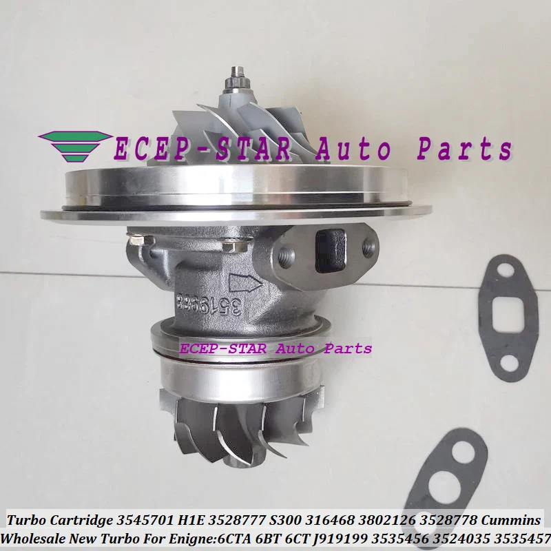 

Turbo cartridge core chra H1E 3524034 3590080 3531031 3590081 3527370 3530629 3530628 3590079 For Cummins 6BT 6CT 6CTA 8.3L