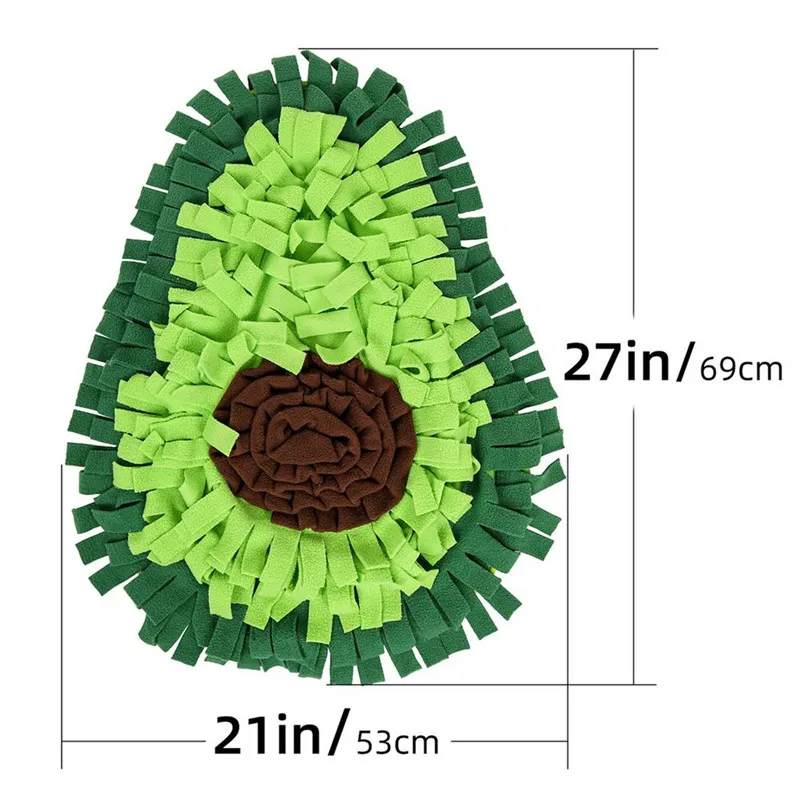 Dog Sniffing Mat Dog Puzzle Toy Pet Snack Feeding Mat Boring Interactive Game Training Blanket Snuffle Feeding Training Mat