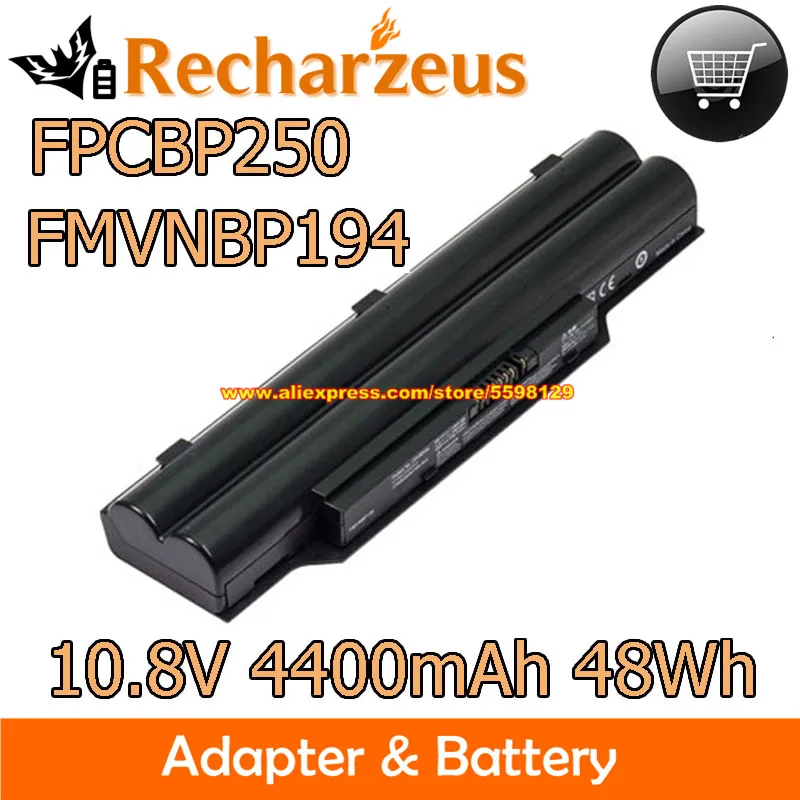 

Подлинный 10,8 V 4400mAh 48Wh FPCBP250 FMVNBP189 CP477891 Аккумулятор для ноутбука LifeBook AH42/E LH52/C BH531 PH521 LH520 AH530 LH701A