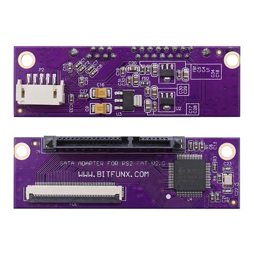 Imagen 2 del producto BitFunx-Kit adaptador de disco duro de placa de actualización SATA para discos duros PS2 IDE, adaptador de red Original