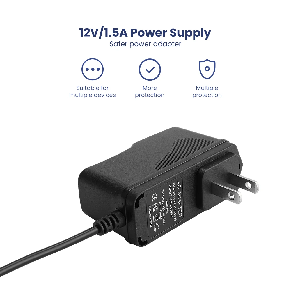 AIYIMA الصوت مكبر صوت امدادات الطاقة AC100-240V إلى DC12V 1.5A محول الاتحاد الأوروبي الولايات المتحدة المملكة المتحدة الاتحاد الافريقي التوصيل لتقوم بها بنفسك للمنزل الطاقة أمبير شاحن