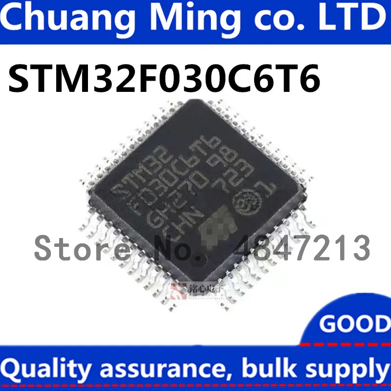 

Free Shipping 50pcs/lots STM32F030C6T6 STM32F030 QFP-48 IC In stock!