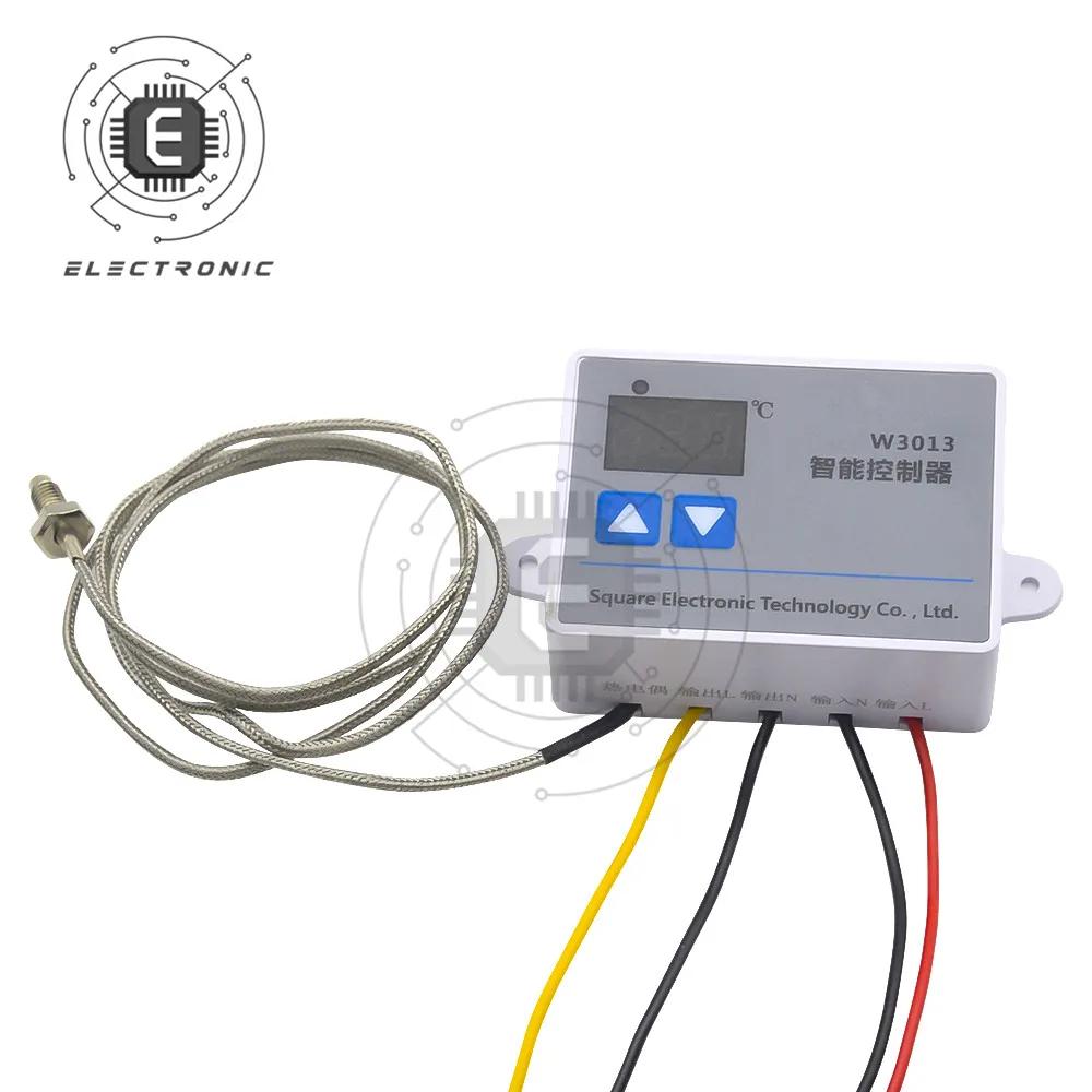 W3013 Bộ Điều Khiển Nhiệt Độ Kỹ Thuật Số Máy Vi Tính Bình Giữ Nhiệt Chuyển Đổi Đầu Đo 110V 220V Đa Chức Năng Kiểm Soát Nhiệt