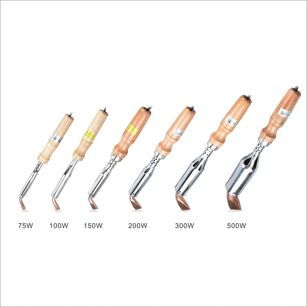 Electric Soldering Iron With Wooden Handle YH-03 500W Soldering Iron For Welding Equipment High-power