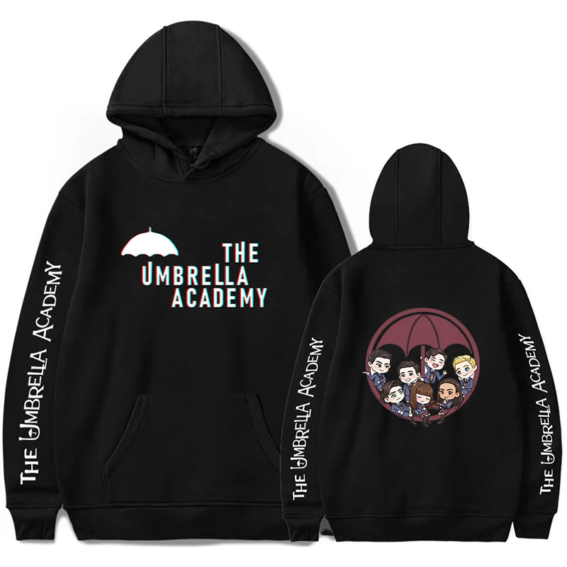 

The Umbrella Academy Super Hero Hoodie Hoody Fashion Men Women Long Sleeve Harajuku Hoodies Sweatshirt Pullover White Black Tops