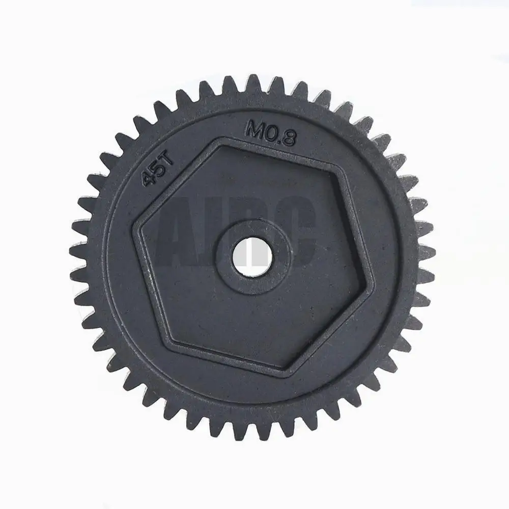 Harden Steel Spur Gear 45T 0.8M 32P #8053 11T motor teeth For 1/10 RC Model Crawler Traxxas TRX-4 Defender bronco k5 TRX4 TRX-6