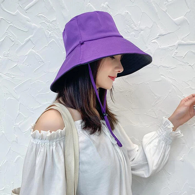 2023 Fashion fisherman hat womens outdoor shade bucket hats wild tide cap cotton bucket caps for men casquette