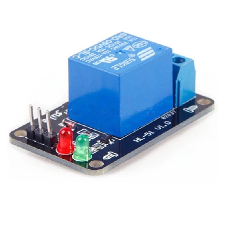 5V 1 Channel 2 Channel Relay Module Low/High Level Trigger Relay Output 1 way/2 way Relay Module for Arduino