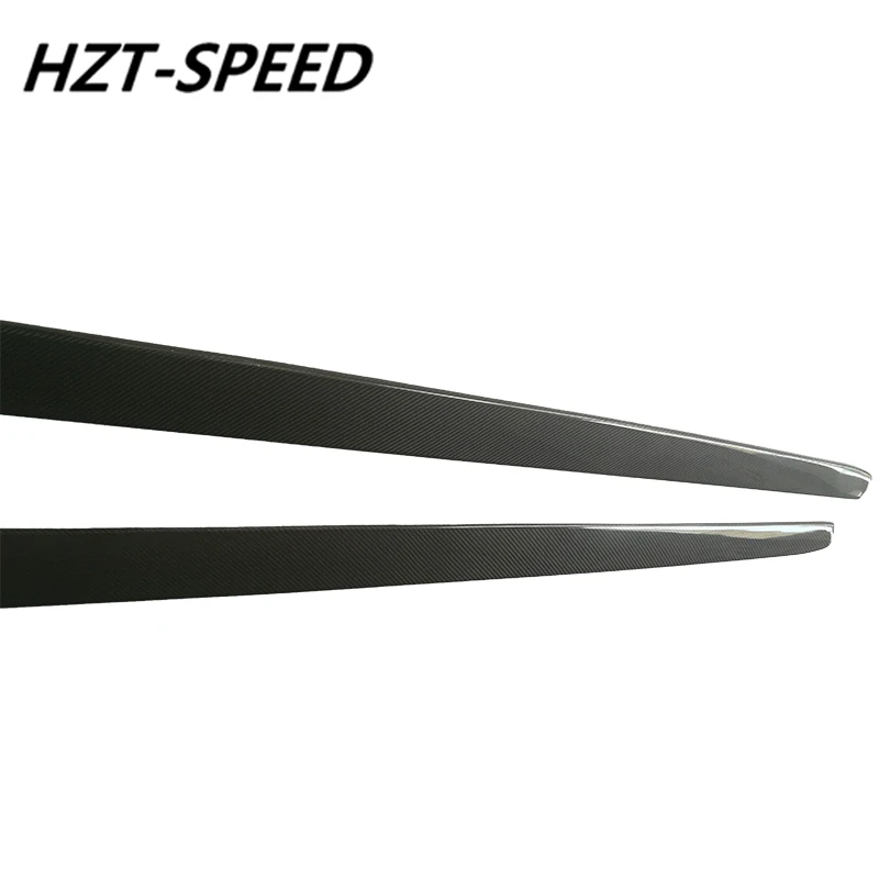 MP Style Carbon Fiber Side Skirts Extension Lip For BMW 5 Series F10 F18 Car Body Kit 2012-2016