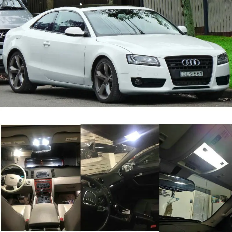 

20x LED interior lighting complete set For Audi A5 8T Coupe reading light rear lights error free